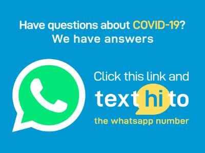 WHO Health Alert brings COVID-19 facts to billions via WhatsApp